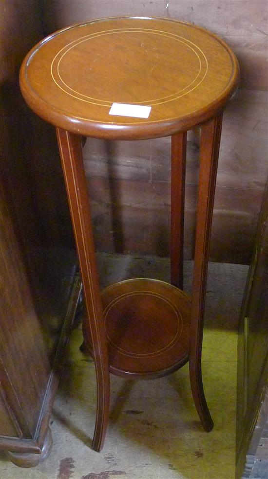 Inlaid jardiniere stand